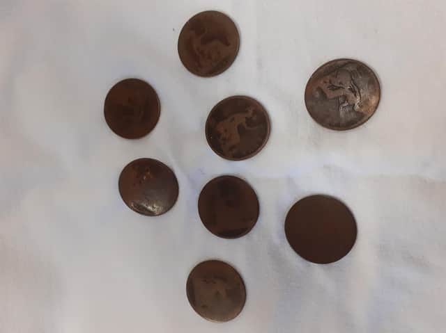 A selection from the veritable pirates’ treasure chest of coins we usually carry in the centre, starting at 50 pence
