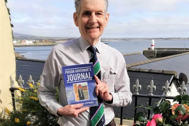 Brendan with his new book 'Prison Governor's Journal'