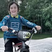 Freddie, 9, is the regional and national BMX champion