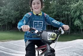 Freddie, 9, is the regional and national BMX champion