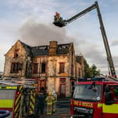 The devastating state of the fire-damaged pub. Picture by Mick Warn