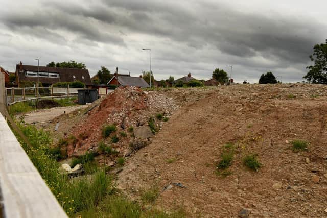 There is lot of work to be done before the area can be landscaped (image: Neil Cross)
