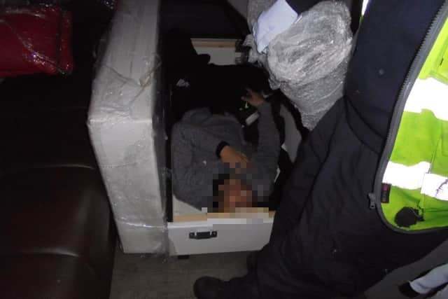 Video footage and photographs taken of the hiding spots show that any pleas for help from those locked in the back of the van were unlikely to have been heard