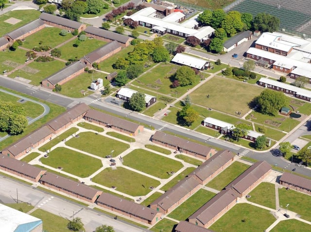 Kirkham Prison has submitted plans for a replacement gym and new sports pitches