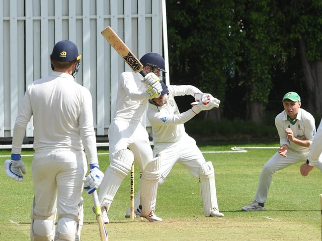 Action from Penwortham's clash with Penrith at Middleforth Green
