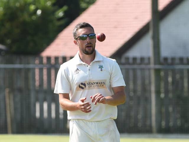 Simon Kerrigan scored 82 and took three wickets in Fulwood and Broughton's draw at Morecambe
