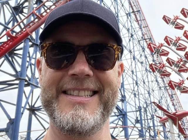 Gary Barlow enjoying a fun-packed weekend in Blackpool