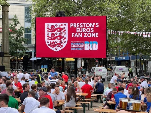 The Preston Fan Zone