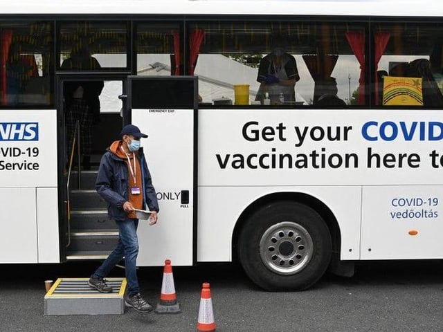 The vaccine bus will be based at different sites across Preston this week, including Deepdale Retail Park, Flag Market and Cardinal Newman College. Pic credit: Getty