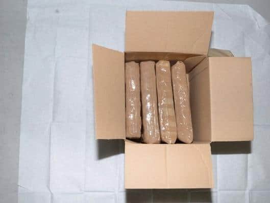 Cocaine recovered during the probe