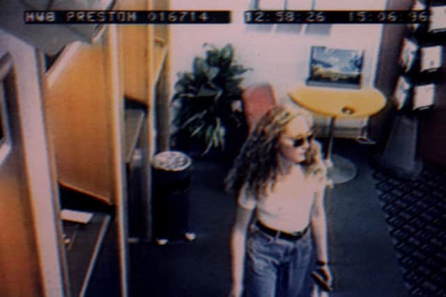Janet Murgatroyd caught on CCTV on the day she was murdered
