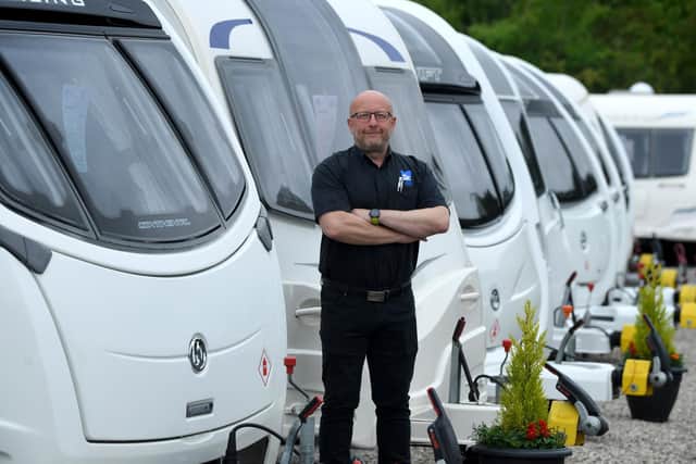 Steve Howard, general manager of Stewart Longton Caravans in Chorley