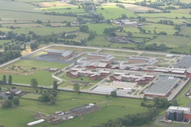Aerial view of the site where the Government wants to build a prison for 1,700 inmates.
