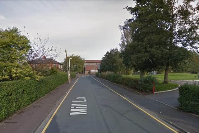 The victim was robbed at knifepoint in Mill Lane. (Credit: Google)