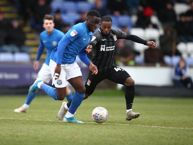 Arthur Gnahoua has also played for clubs including Macclesfield Town