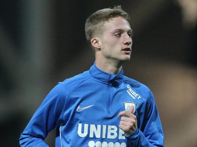 Jack Armer during his time at Preston