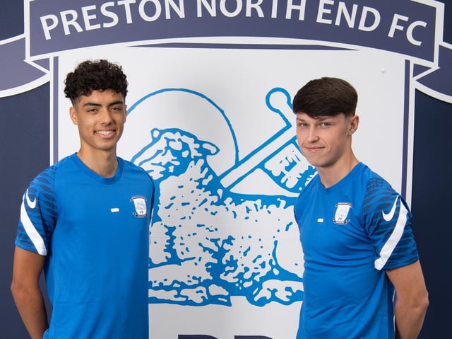 Noah Mawene and Josh Seary have agreed professional deals with Preston (photo: PNE)