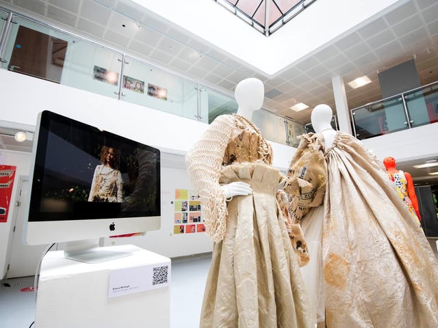 Bianca McHugh's striking fashion design piece
