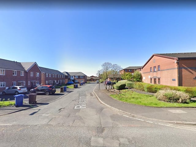 The 999 call was made after food being cooked at a home in Richmond Court, Chorley caught fire at 11.18pm last night (Thursday, June 17). Pic: Google