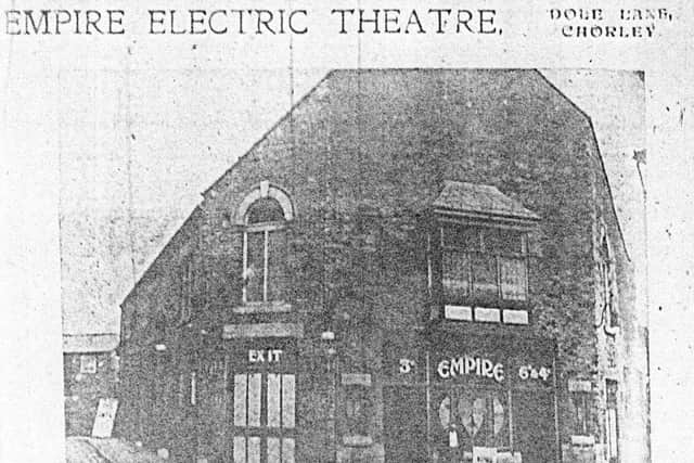 The old picture house in Chorley in 1911