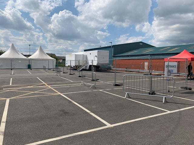 A walk-in vaccination centre has opened in Chorley's Friday Street car park