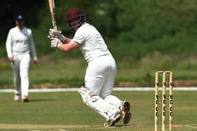 Tom Wilkinson on his way to a knock off 66 for Eccleston in their victory over Vernon Carus at Factory Lane
