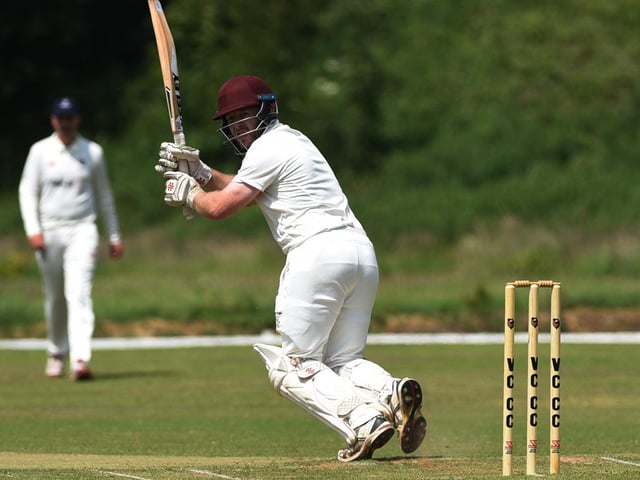 Tom Wilkinson on his way to a knock off 66 for Eccleston in their victory over Vernon Carus at Factory Lane