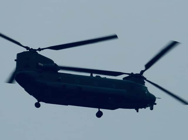 The RAF says the public should not be alarmed at the sight of the large helicopters, which are likely to operate in pairs with some training taking place in urban areas