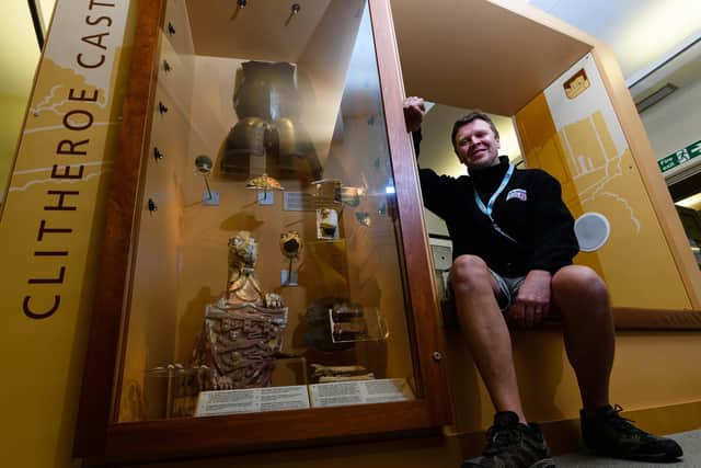 Matt Dawson, museum assistant at Clitheroe Castle Museum.