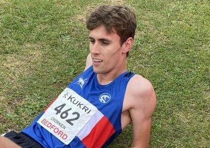Tiarnan Crorken at Bedford on Sunday (photo courtesy of Andy Drake)