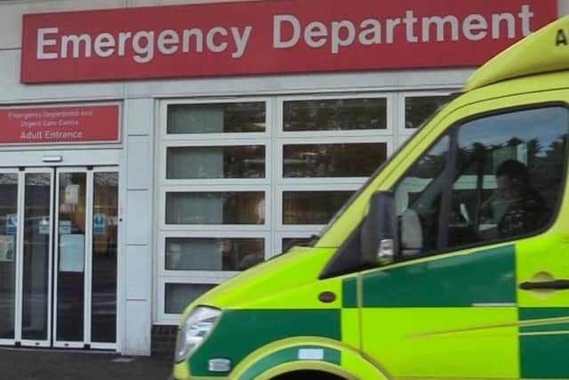 The accident and emergency department at the Royal Preston Hospital