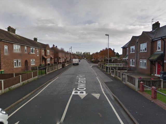 Two fire engines from Preston were called to a tackle an "out of control" bonfire in Bowland Road. (Credit: Google)