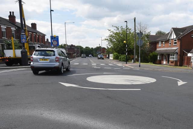 Is the zebra crossing visible enough to drivers leaving the roundabout? (image: Michelle Adamson)