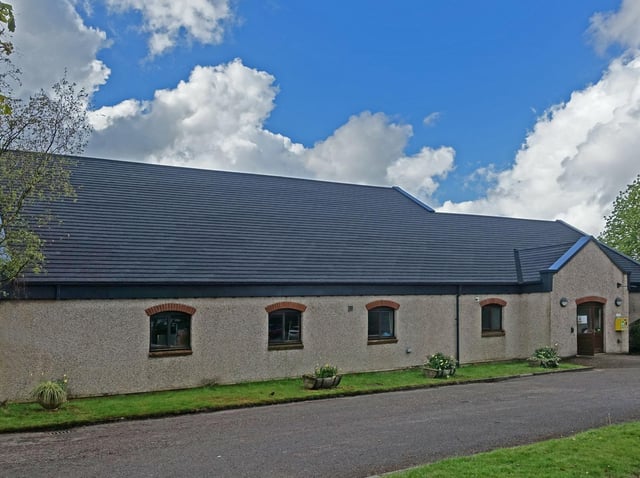 Grimsargh Village Hall with its new roof