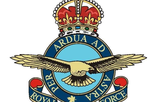The cap badge of the Royal Canadian Air Force - Picture courtesy of Stuart Clewlow