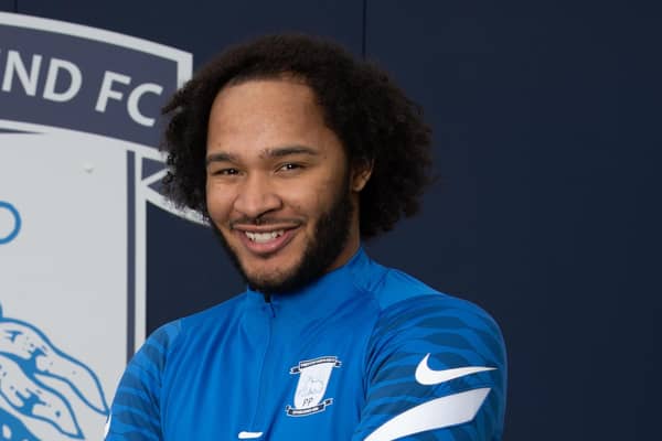 Izzy Brown arrived at Deepdale this week (photo courtesy of PNE FC)
