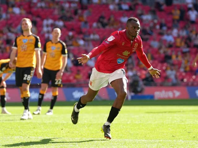 Mendes Gomes has left Morecambe to sign for Luton Town