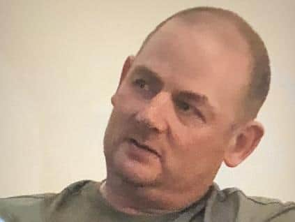 Craig Cheetham, 40, is described as around 5ft 5in tall, bald and of a medium build. He was last seen wearing black Nike tracksuit bottoms, black and orange Nike trainers, a black Stone Island jacket and a black Hugo Boss t-shirt with gold print. Pic: Lancashire Police