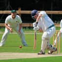 James Rounding batting for Leyland in their win over Chorley at Fox Lane