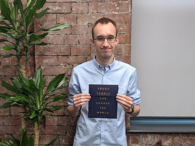 Nathan Shoesmith, a second year student from Lancaster University Management School has been presented with the prestigious Diana award.