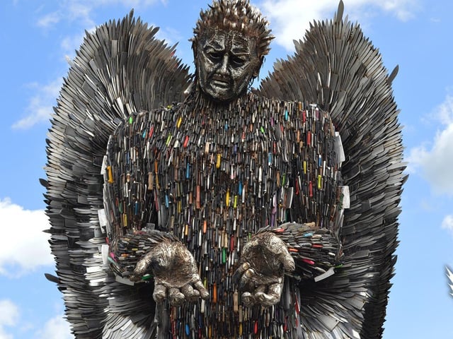 The Knife Angel sculpture will be in display in Lancashire later this year