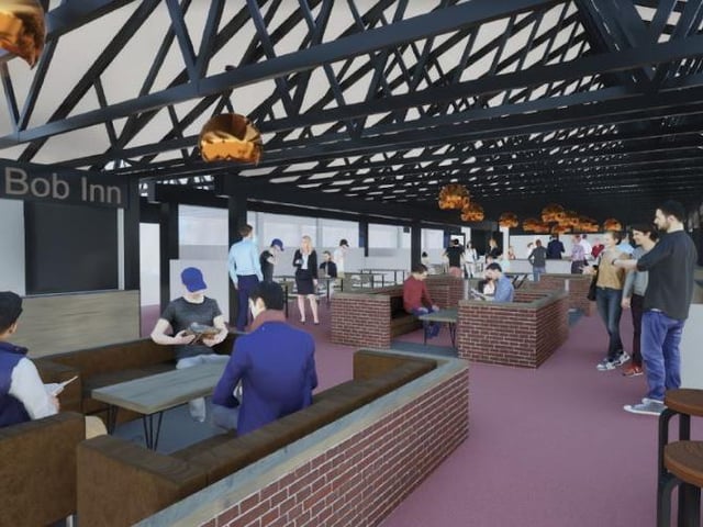 An image of the new look covered market