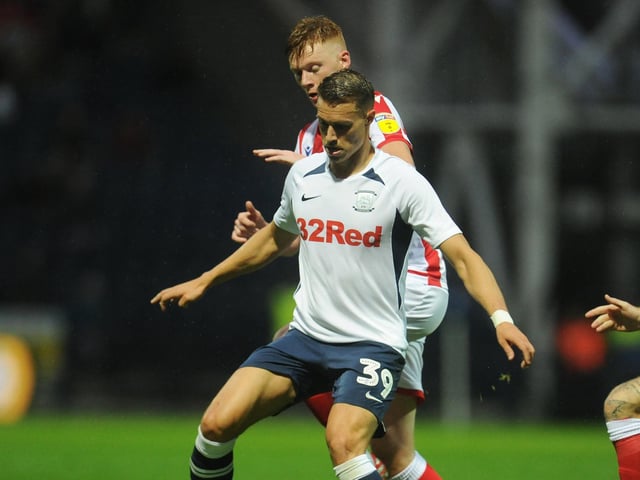 Billy Bodin in action for Preston North End
