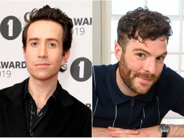 Nick Grimshaw, left, and Jordan North