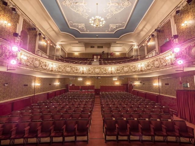 Lancaster Grand theatre, a view of the auditorium from the stage.