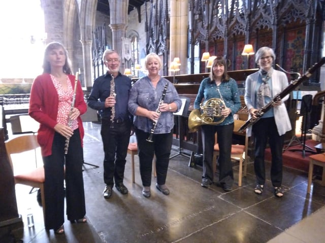 Players from Lancaster’s Haffner Orchestra gave a live concert at Lancaster Priory.