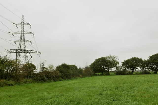Fields in Penwortham where the top-up plant could be built