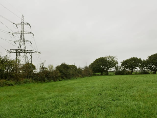Fields in Penwortham where the top-up plant could be built