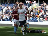Billy Bodin scores for Preston North End against West Ham at Deepdale in July 2018