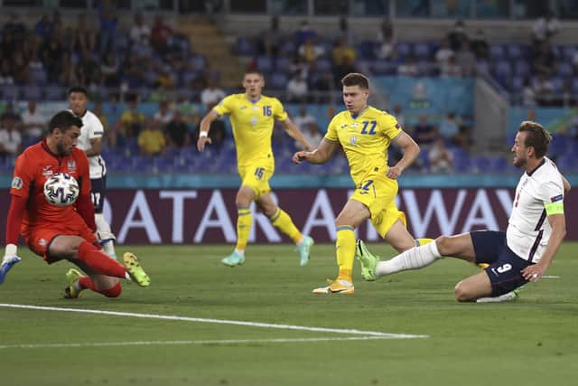Harry Kane gives England a dream start in Rome with the opening goal against Ukraine